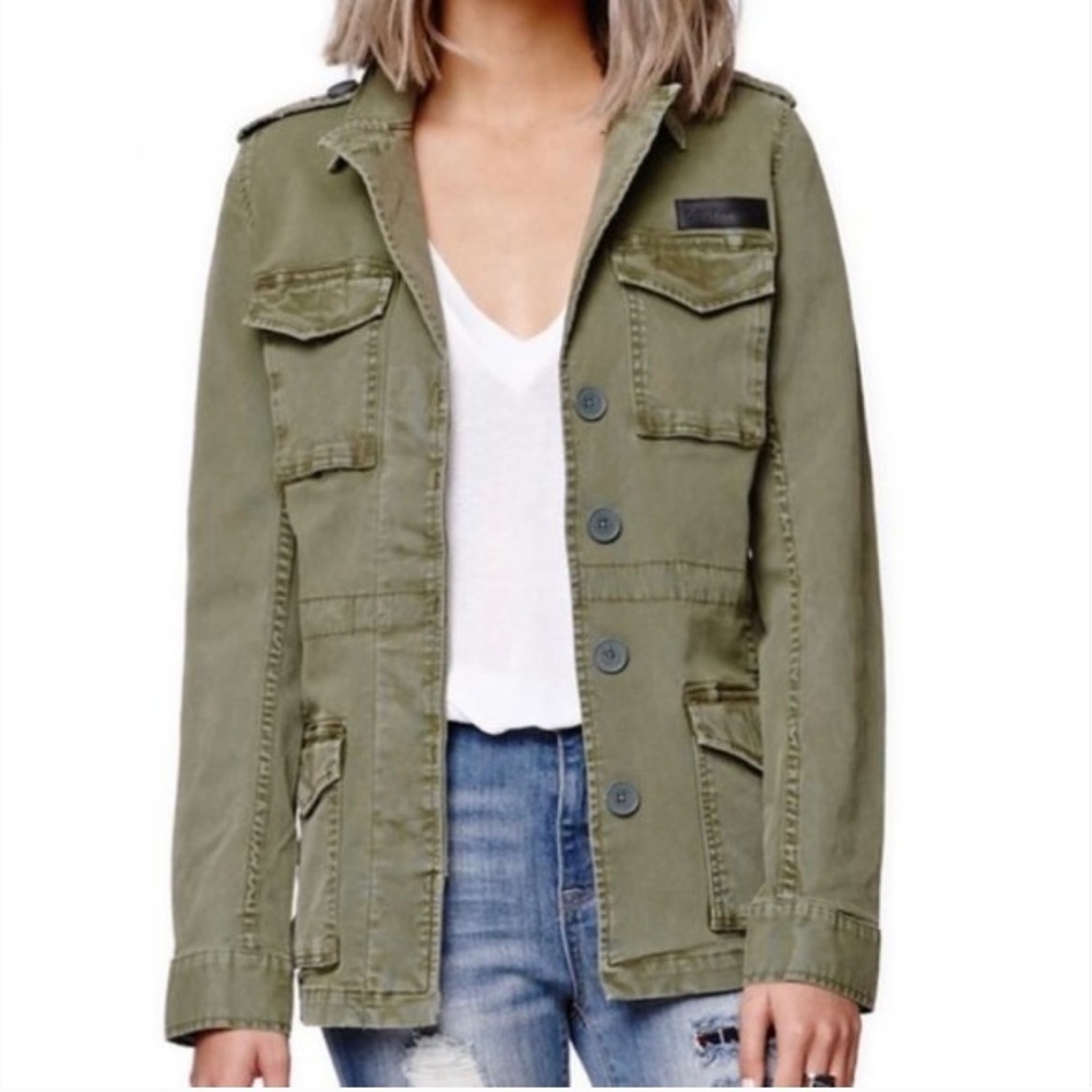😆Green Gyspy Warrior military jacket size S